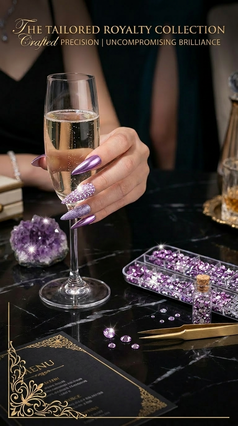 Purple Rhinestones