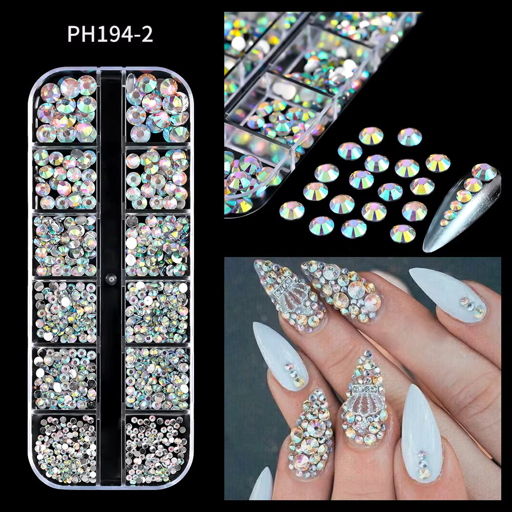 Multi-Colored Rhinestones