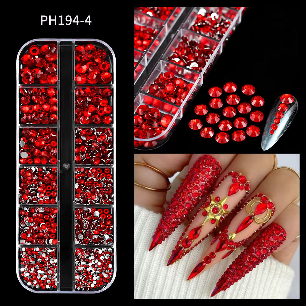 Red Rhinestones